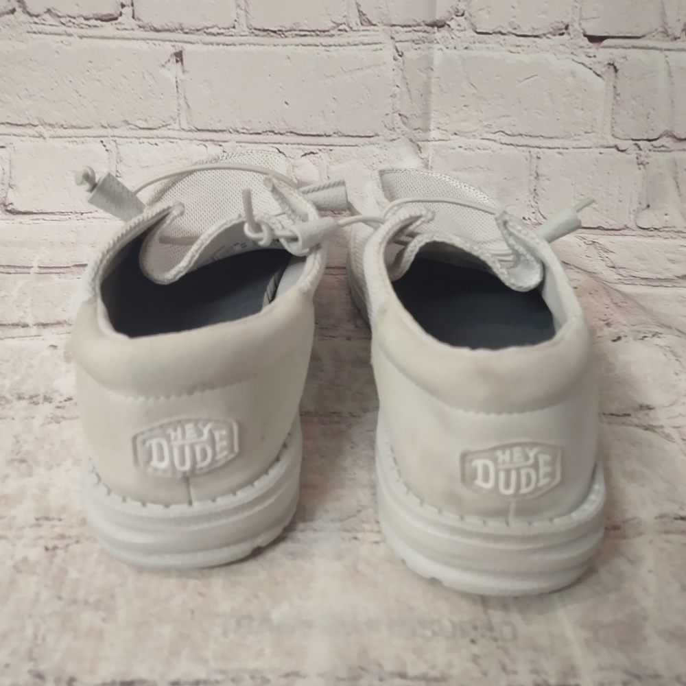 Hey Dude Slip On Wendy Funk Mono Size 10 Grey Chukka Shoes - Picture 6 of 10